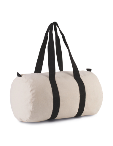 KIM-KI0632-COTTON CANVAS HOLD-ALL BAG